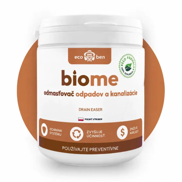 BioMe Drain Easer, biologický odmasťovač odpadov a kanalizácie 300 g