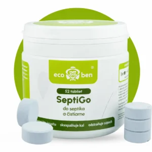 Tablety SeptiGo do septika a čistiarne odpadových vôd