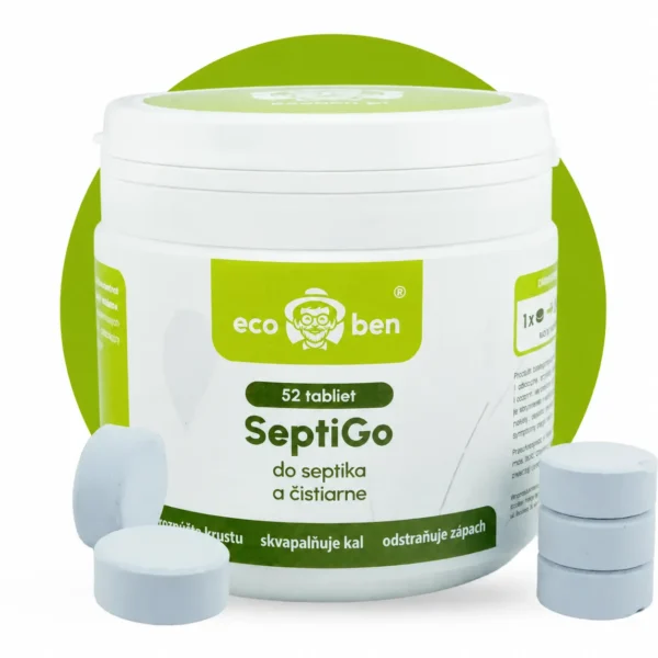Tablety SeptiGo do septika a čistiarne odpadových vôd